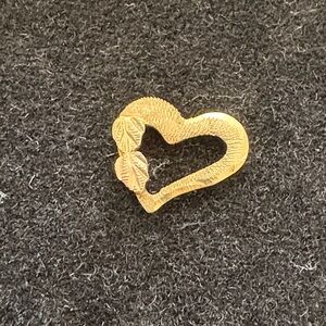 JCPenney Black hills Gold Leaf Heart Pendant